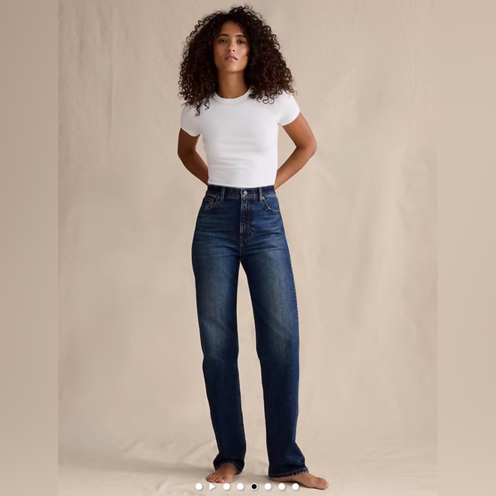 Banana Republic J Straight  Medium Wash Jean $120 MSRP